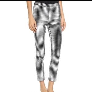 Free People Mid Rise Plaid Checkered Side Zip Pants